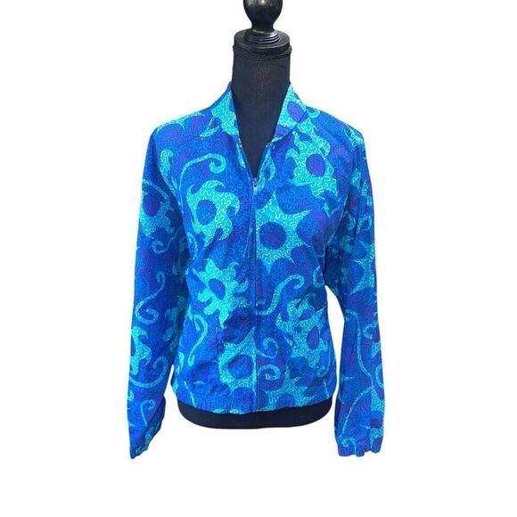 90s Nike Elite Fishtail Track Jacket Womens medium windbreaker bomber - Picture 1 of 6